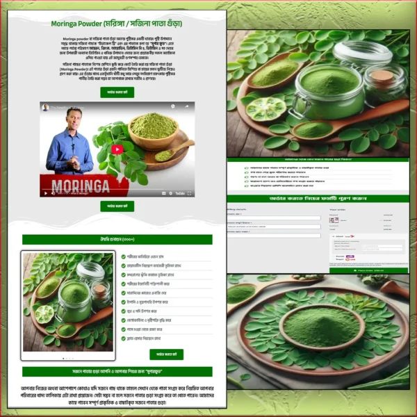 Cartflows Landing Page – Moringa Powder