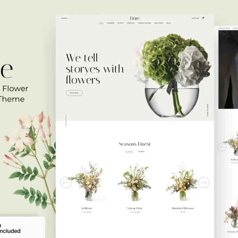 Fiore – Flower Shop Florist E-commerce WooCommerce