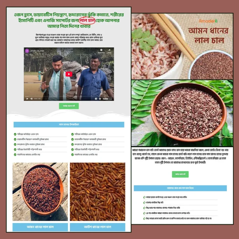 Red Rice – Cartflows Landing Page