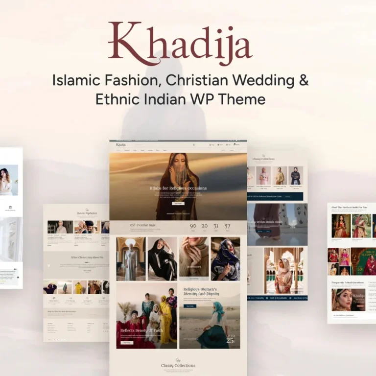 Khadija – Fashion WooCommerce Theme