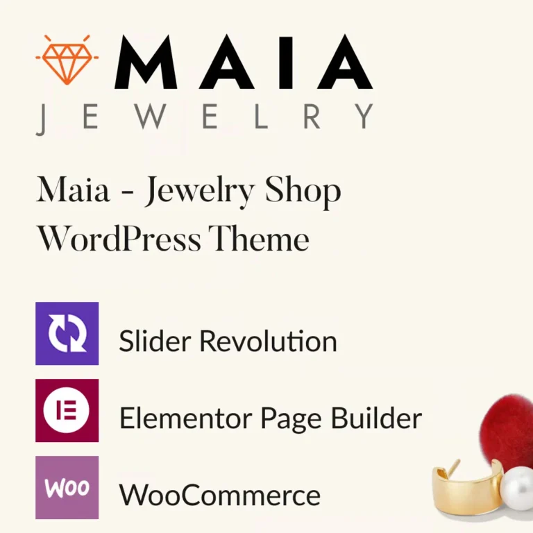 Maia – Jewelry Shop WordPress Theme
