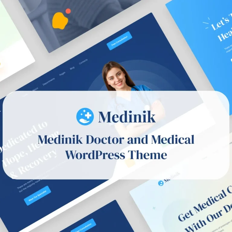 Medinik – Doctor & Medical WordPress Theme