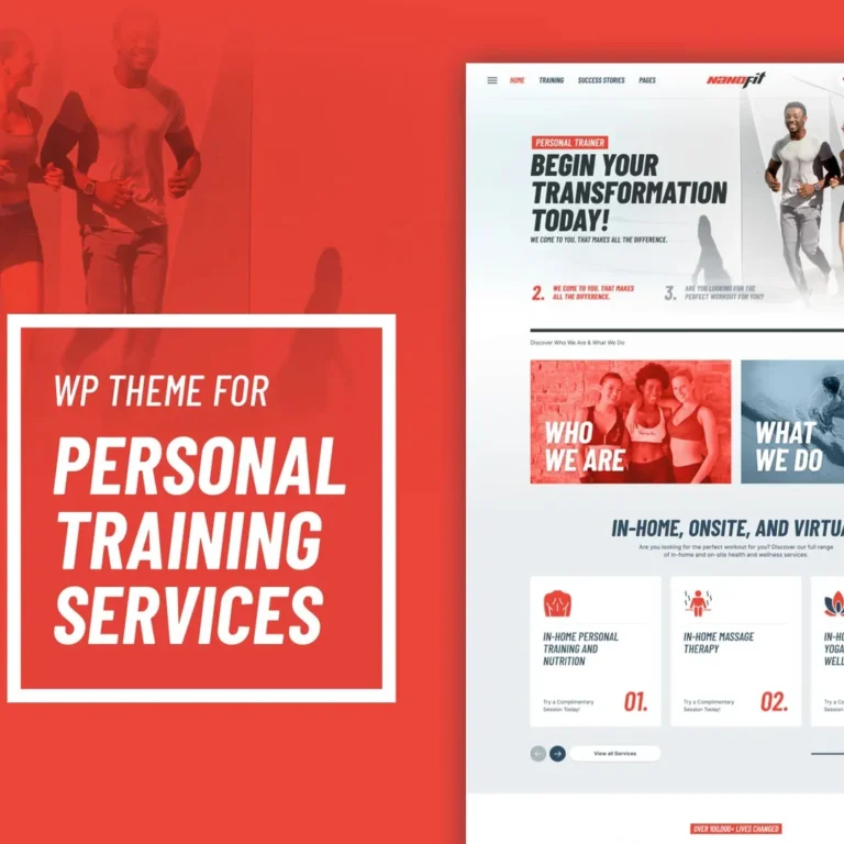 NanoFit – WP Theme for Personal Training Services