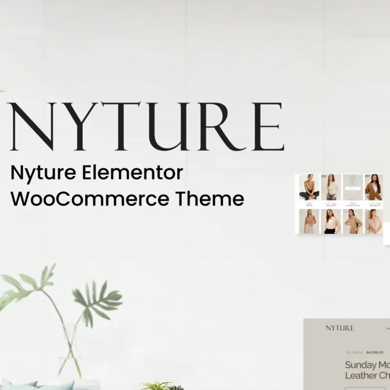 Nyture – Elementor WooCommerce Theme